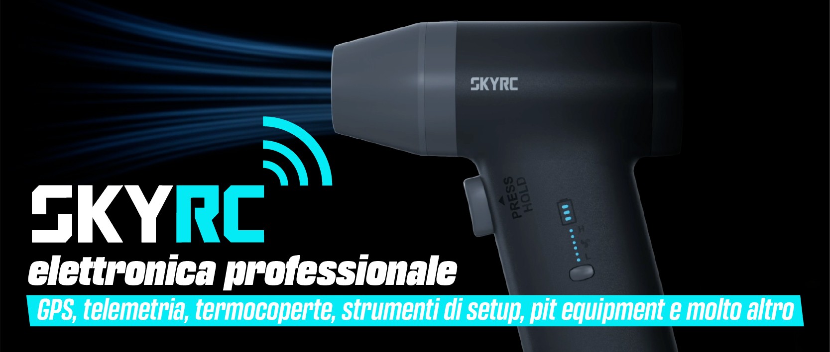 SkyRC – Elettronica professionale per il modellismo RC | GPS, telemetria, termocoperte, strumenti di setup, pit equipment e molto altro | Scopri la gamma 